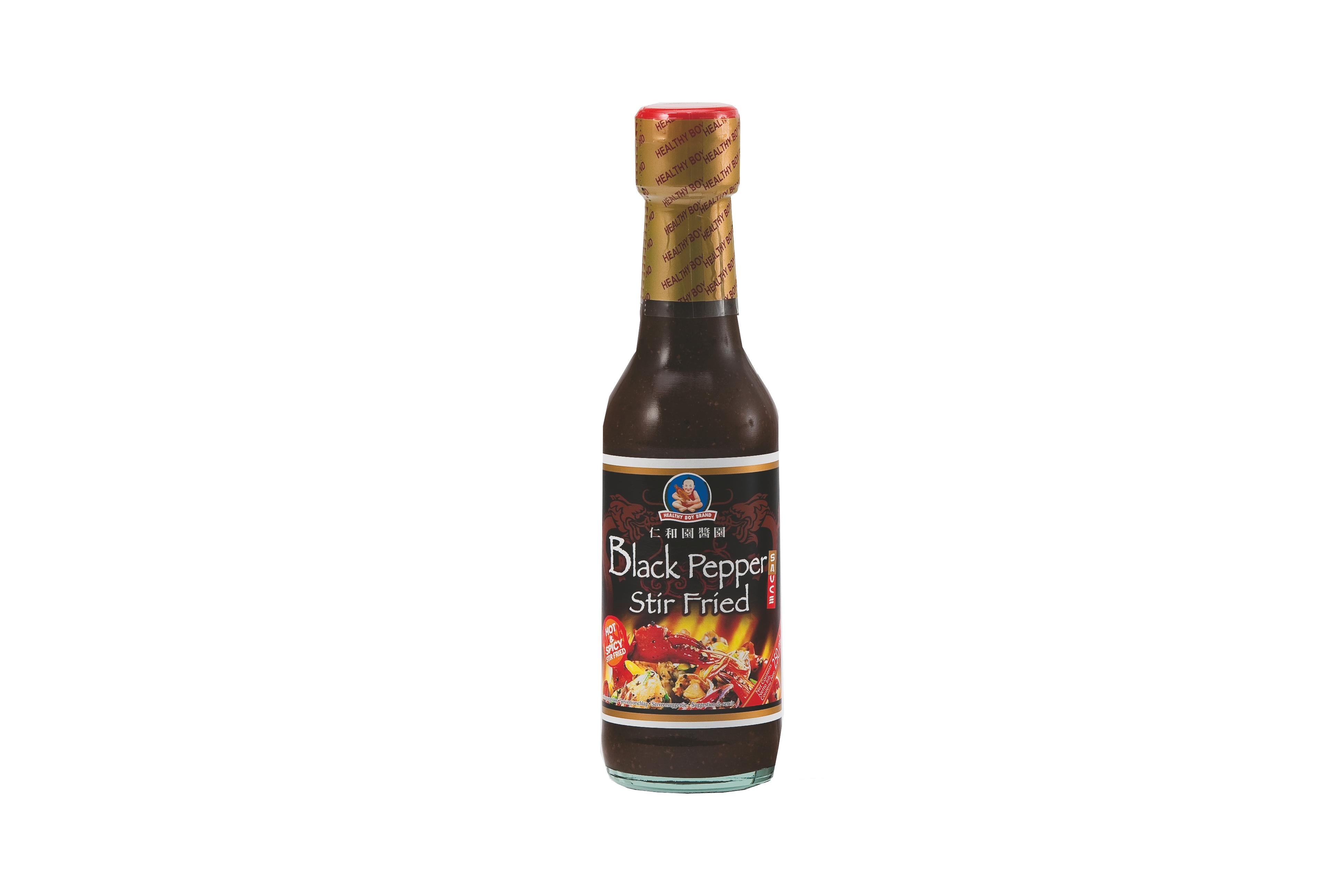 HEALTHY BOY BRAND Black Pepper Stir Fried Würzsauce 250ml