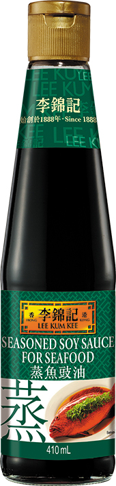 LEE KUM KEE Gewürzte Sojasauce für Meeresfrüchte 410ml