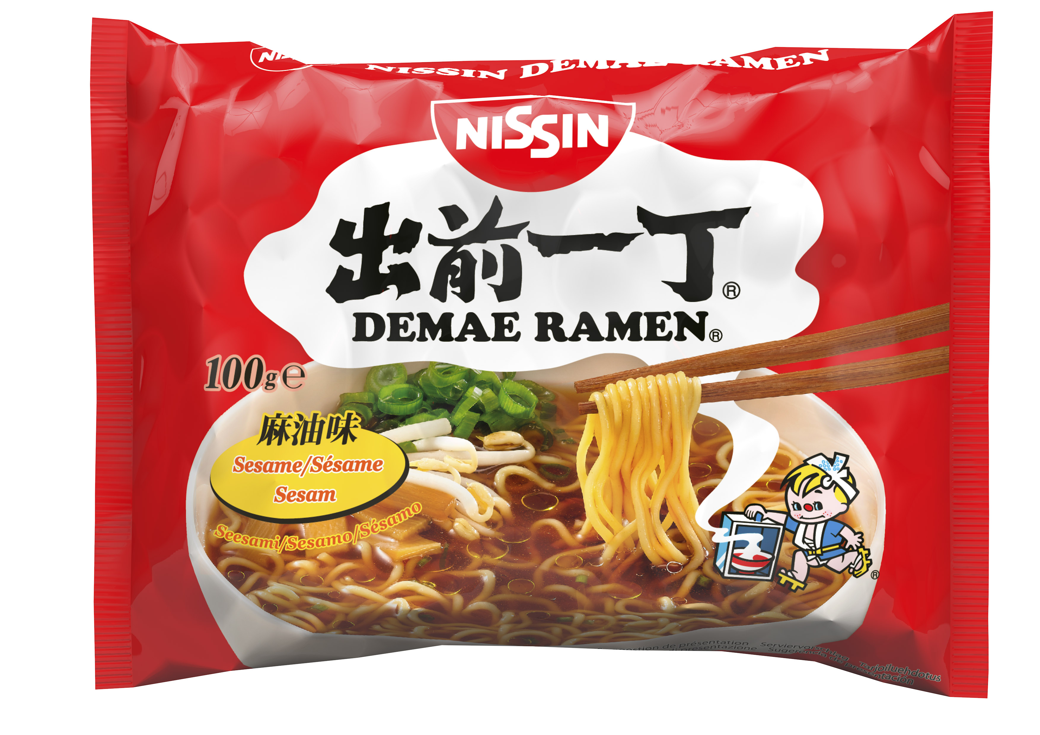 NISSIN Instantnudeln Ramen Sesam Geschmack 100g