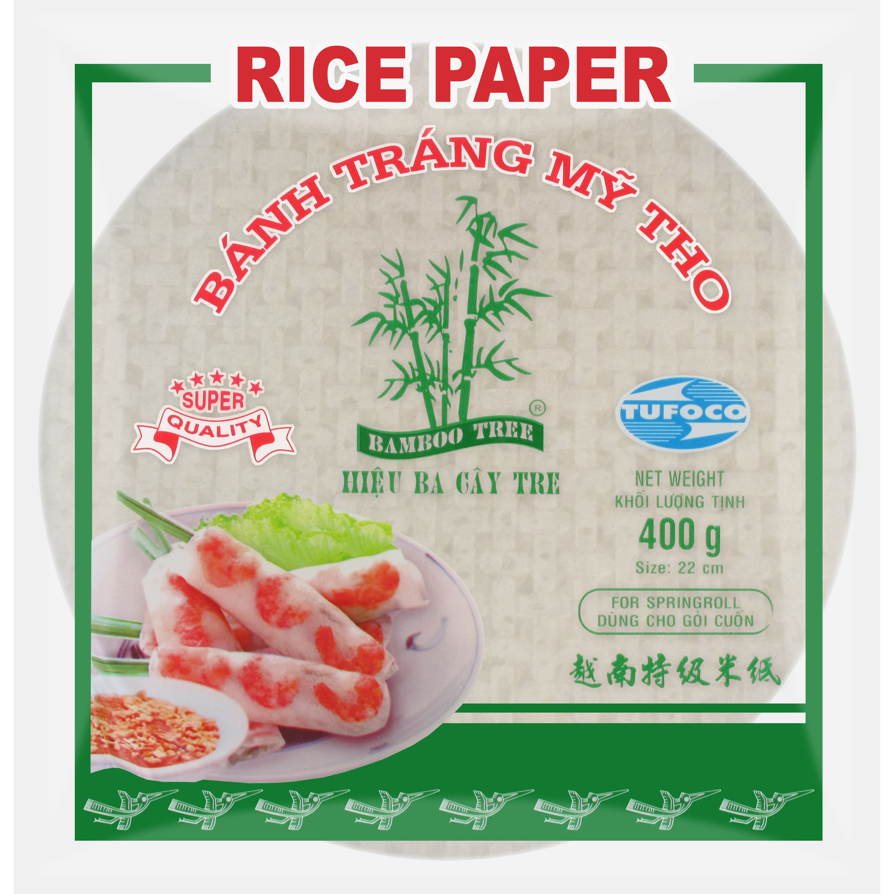 THUAN PHONG Reispapier for Springroll 22 cm 400g