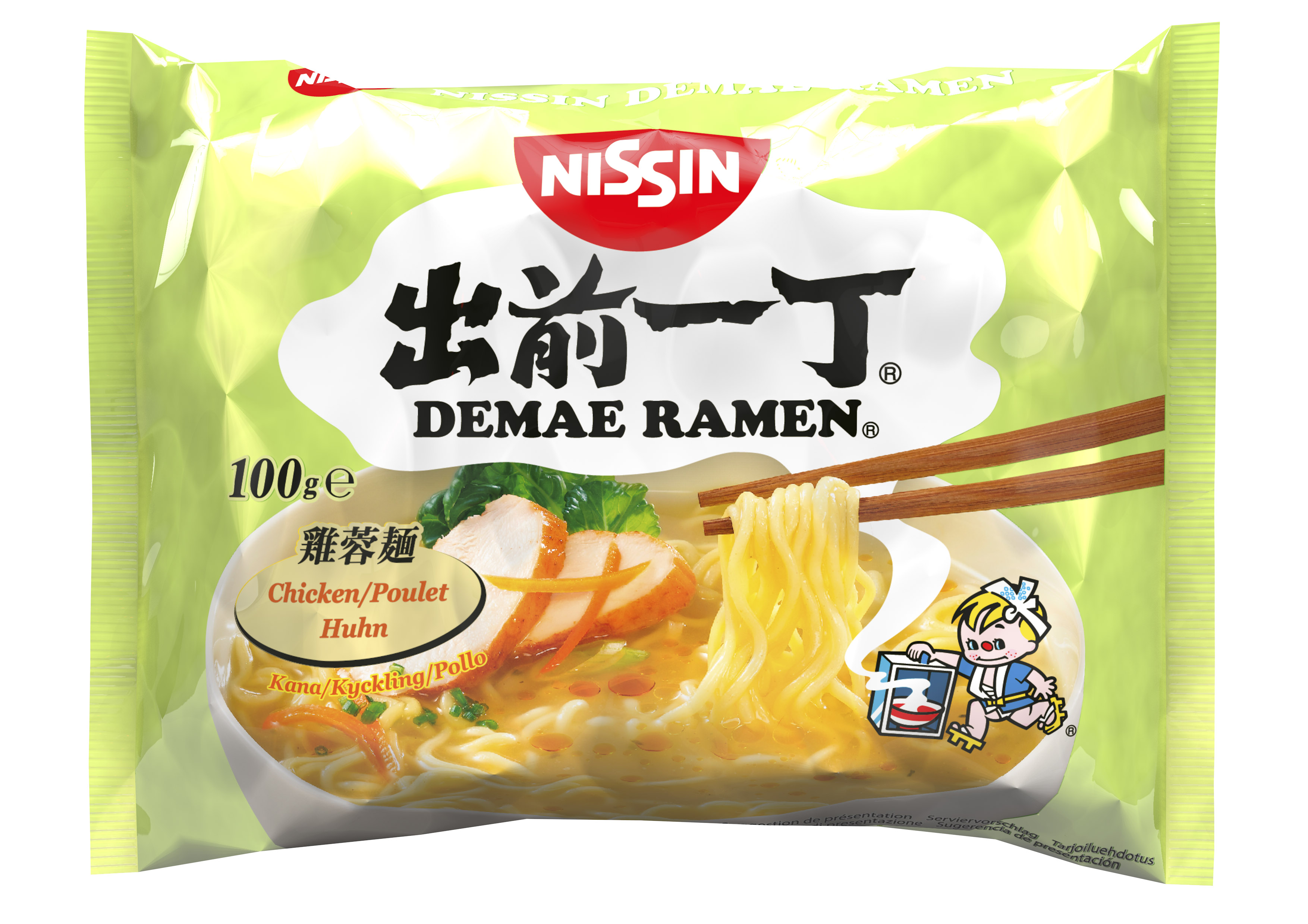 NISSIN Instantnudeln Ramen Huhn Geschmack 100g