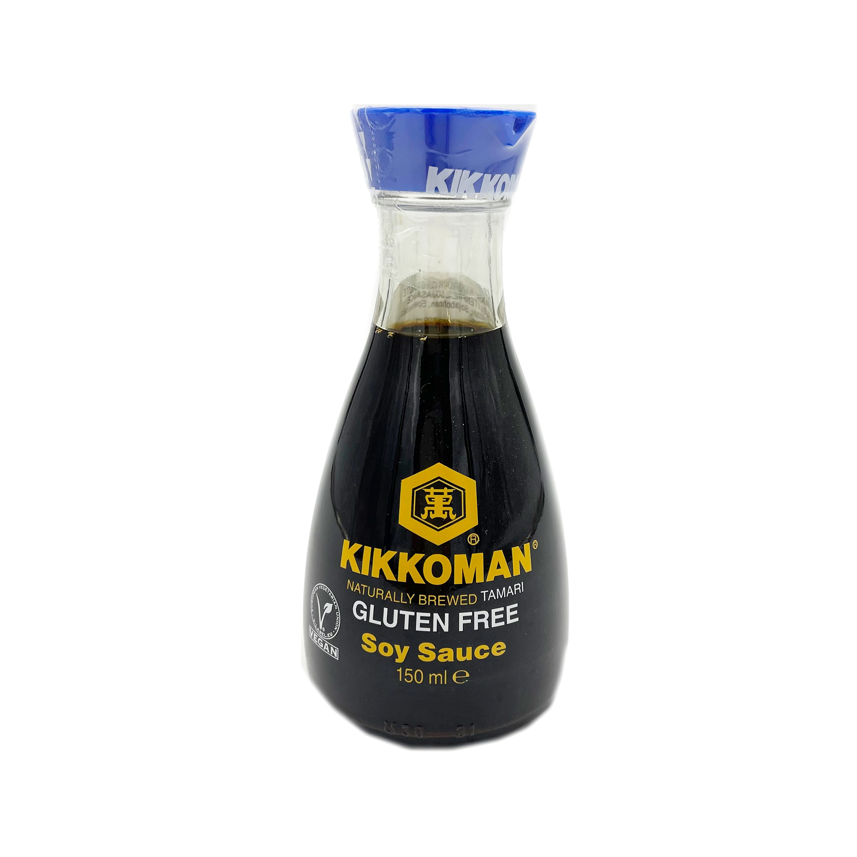 KIKKOMAN TAMARI Natürlich Gebraute Sojasauce Gluten Frei Tischflasche 150ml 