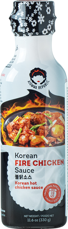 AJUMMA REPUBLIC Koreanische Scharfe Hühner Sauce 246ml