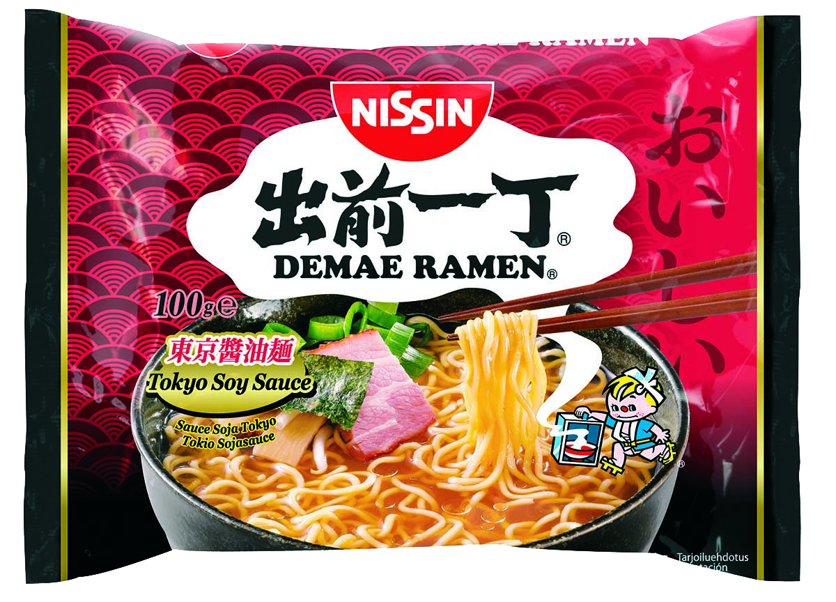 NISSIN Instantnudeln Ramen Tokyo Sojasauce Geschmack 100g